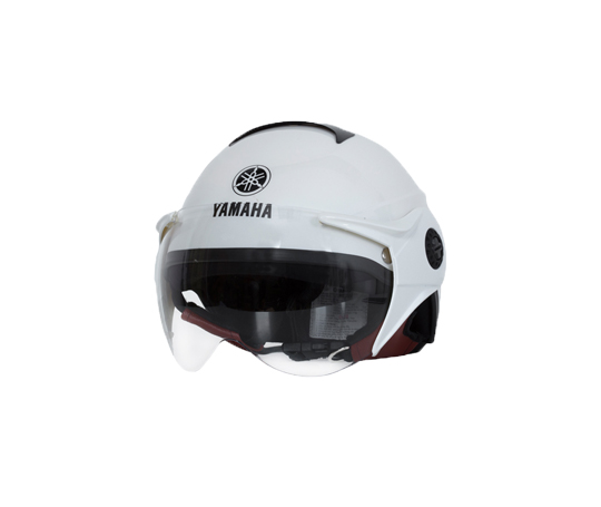 Mũ bảo hiểm nửa đầu kiểu 2 - Pearl White