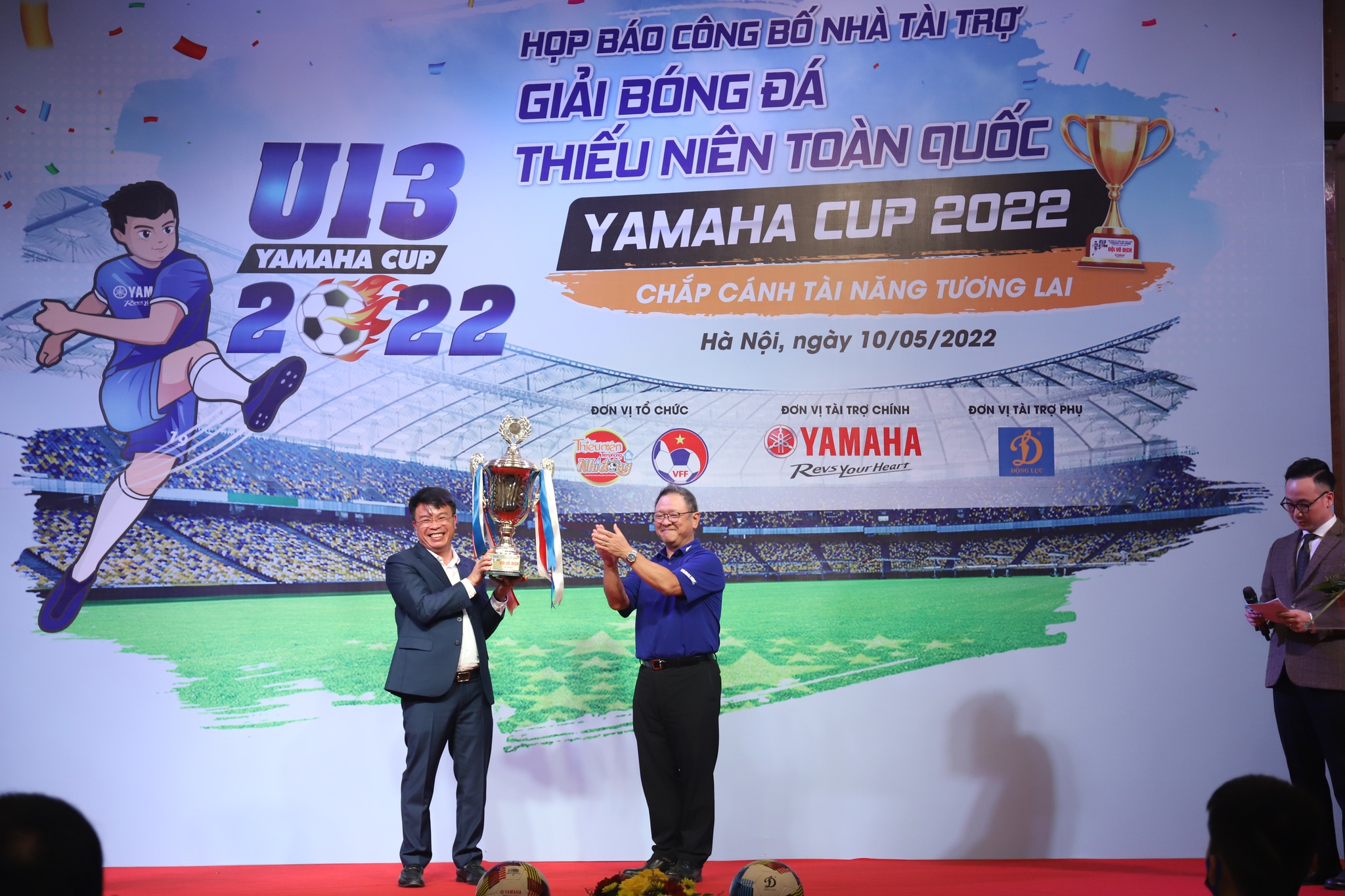 họp báo công bố Giải bóng đá thiếu niên toàn quốc Yamaha Cup 2022 9