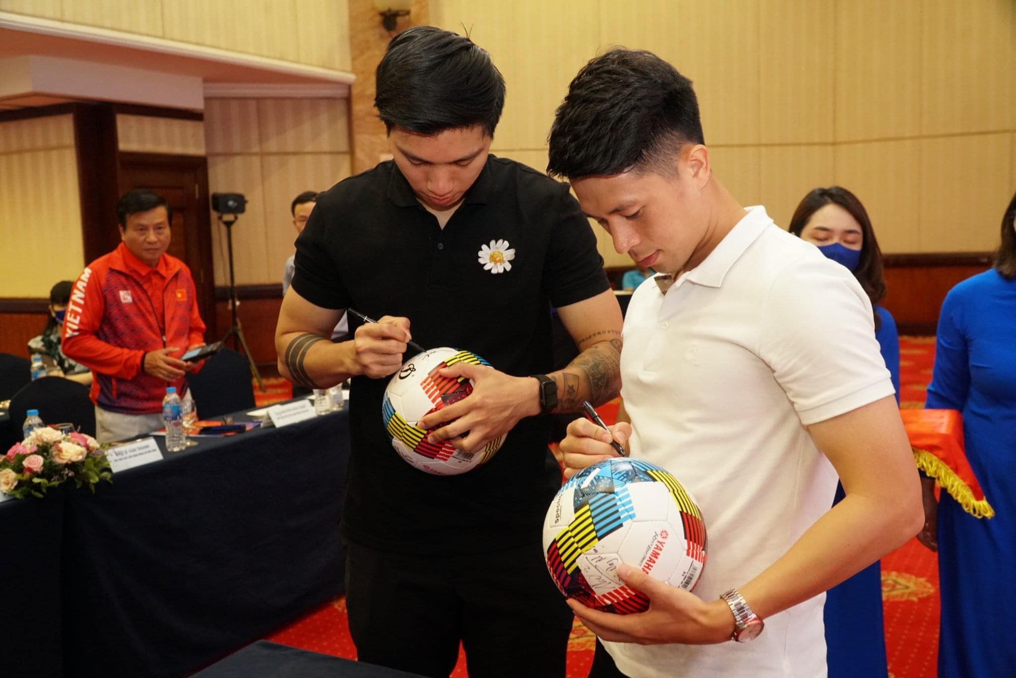 họp báo công bố Giải bóng đá thiếu niên toàn quốc Yamaha Cup 2022 14