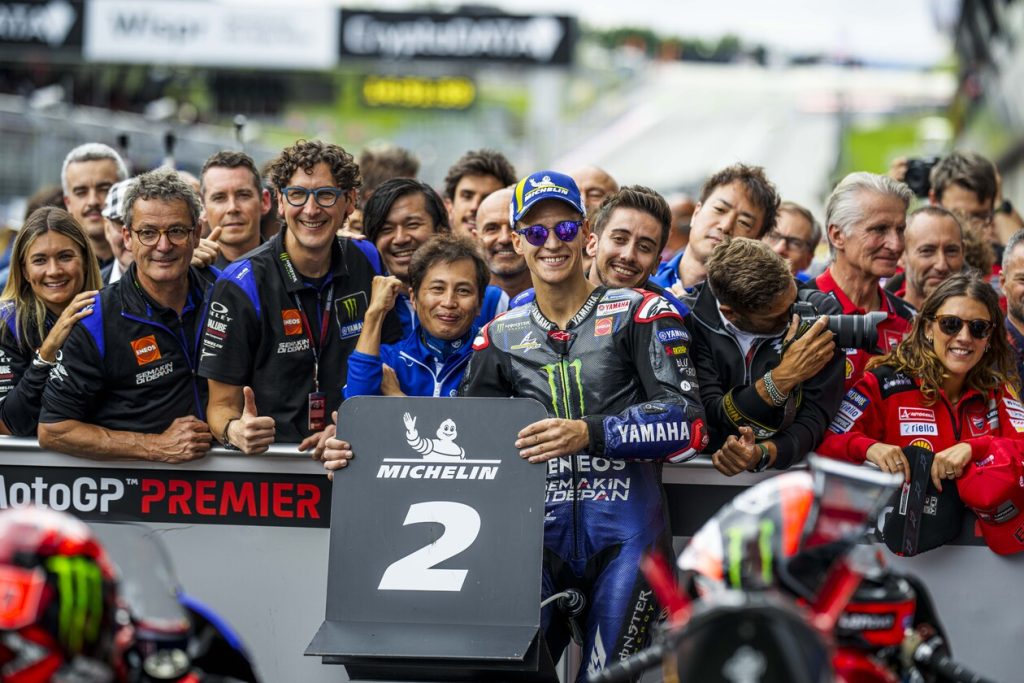 MOTOGP 2022: QUARTARARO GIÀNH VỊ TRÍ THỨ 2 ĐẦY NGOẠN MỤC TẠI SPIELBERG