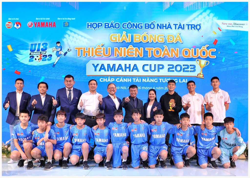 YAMAHA MOTOR VIỆT NAM TIẾP TỤC ĐỒNG HÀNH CÙNG GIẢI BÓNG ĐÁ THIẾU NIÊN TOÀN QUỐC U13 YAMAHA CUP 2023 - CHẮP CÁNH TÀI NĂNG TƯƠNG LAI