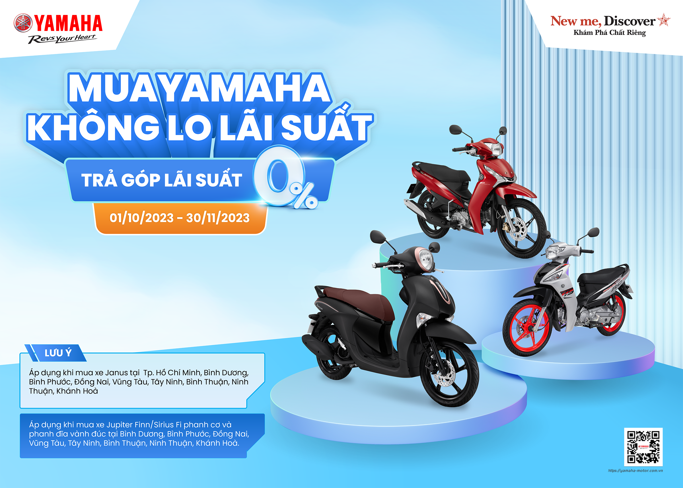Chương trình khuyến mại "Mua Yamaha, không lo lãi suất"