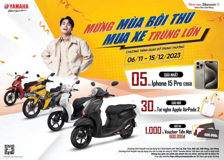 Chương trình quay số trúng thưởng "Mừng mùa bội thu - Mua xe trúng lớn"