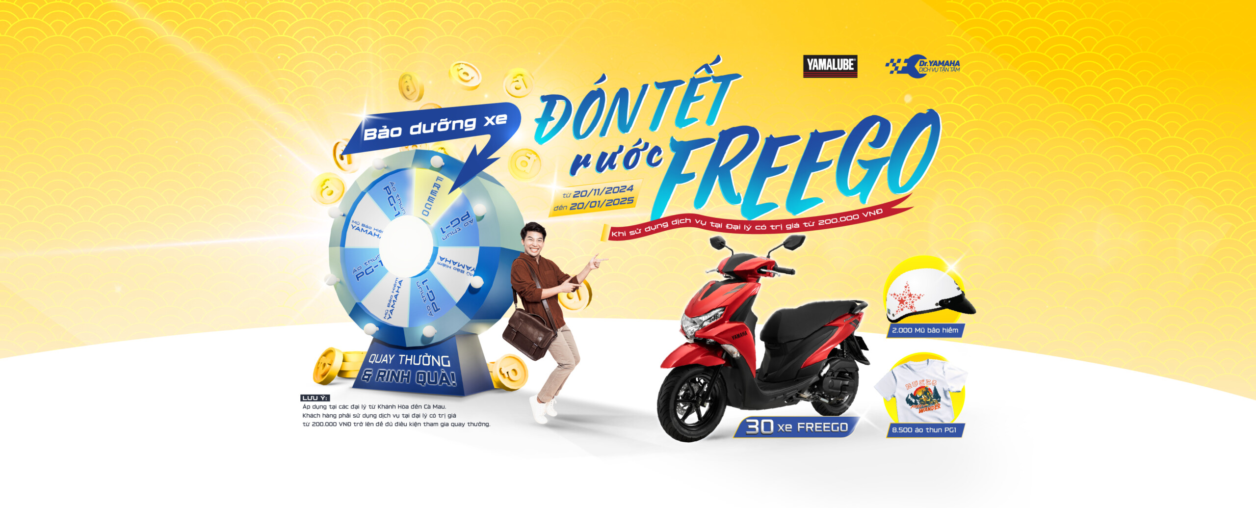 CHƯƠNG TRÌNH KHUYẾN MẠI “BẢO DƯỠNG XE ĐÓN TẾT – RƯỚC FREEGO “