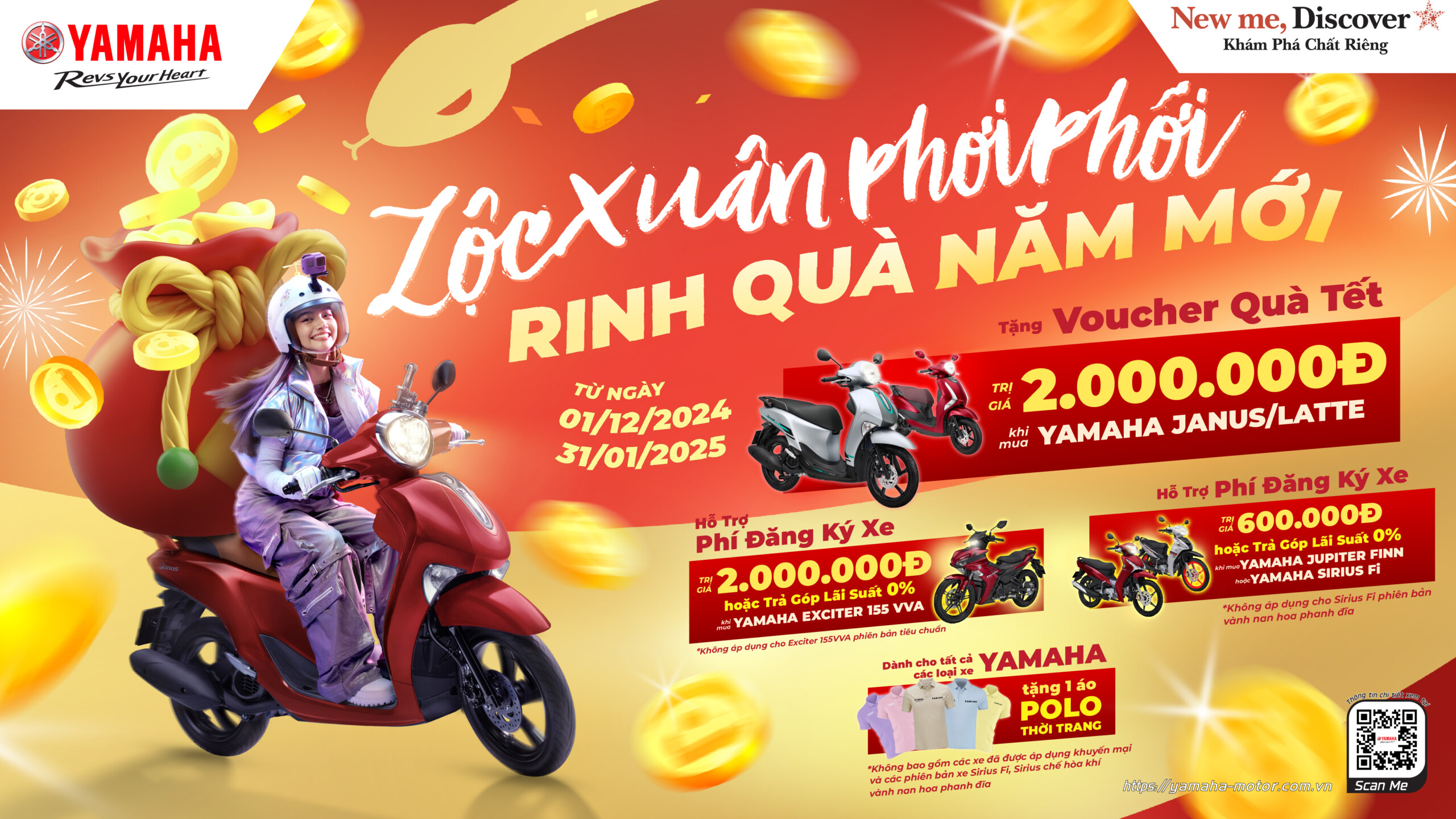 Chương trình khuyến mại “LỘC XUÂN PHƠI PHỚI – RINH QUÀ NĂM MỚI”